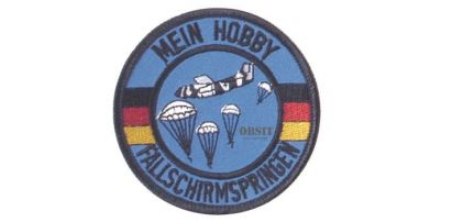 Az  ejtőernyőzés a hobbim felvarró AB