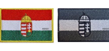 Magyar Zászló Címerrel felvarró