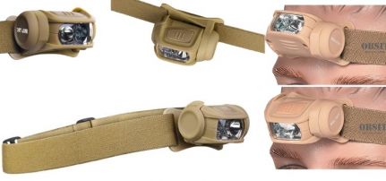 Mil-Tec LED fejlámpa (4 színű) 15170105