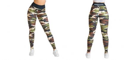 Női Terep mintás leggings