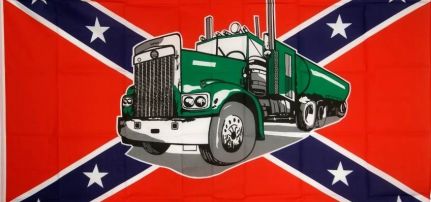 Déli Államok Kamionnal Zászló 90*150cm